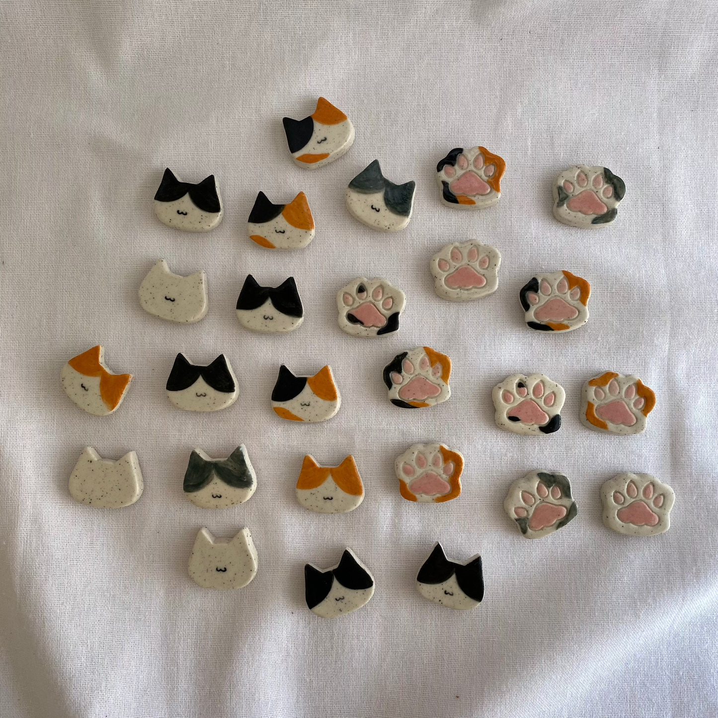 Ceramic Cat Magnet