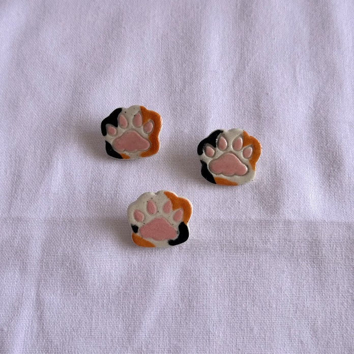Ceramic Cat Pin